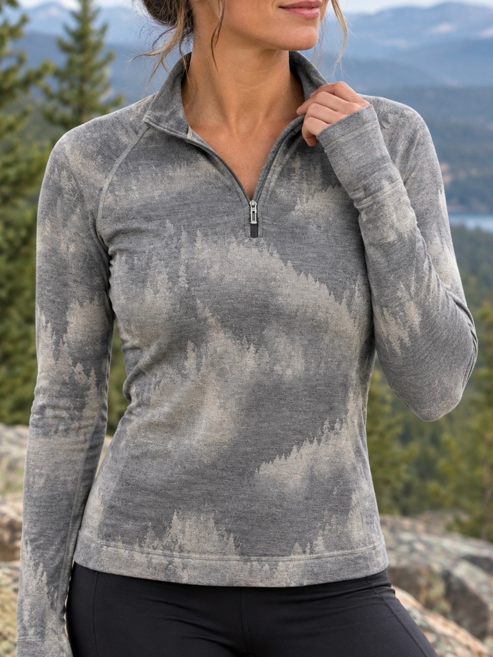 Smartwool Quarter Zip Base Layer - Picture 1 of 5